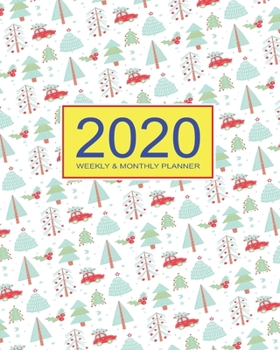 Paperback 2020 Planner Weekly & Monthly 8x10 Inch: Red Car One Year Weekly and Monthly Planner + Calendar Views, journal, for Men, Women, Boys, Girls, Kids Dail Book