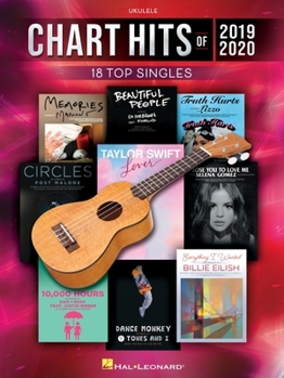 Paperback Chart Hits of 2019-2020 for Ukulele Book