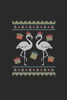 Ugly Christmas Flamingo: Blank Lined Notebook (6" x 9" - 120 pages) ~ Christmas Themed Notebook for Daily Journal, Diary, and Gift