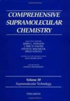 Hardcover Comprehensive Supramolecular Chemistry, Volume 10 Book