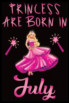 Paperback Princess Are Born In July: Princess Are Born In July Lined Journal Note Book-Lined Journal Note Book- Notebook Birthday Gift: Lined Notebook / Jo Book