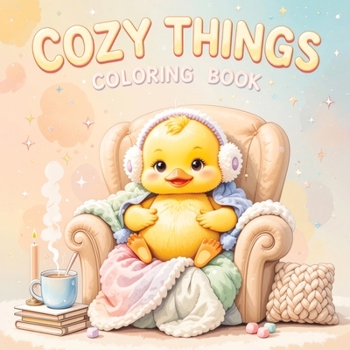 Cozy Things: Coloring Book for Adults and Teens Featuring Cute Moments, Bold and Easy Designs for Relaxation and Stress Relief