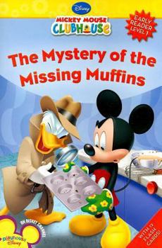 Paperback Mickey Mouse Clubhouse Mystery of the Missing Muffins [With 12 Preforated Flash Cards] Book