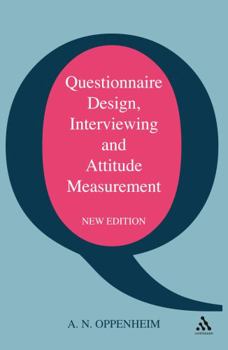 Paperback Questionnaire Design, Interviewing and Attitude Measurement Book