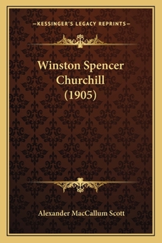 Paperback Winston Spencer Churchill (1905) Book