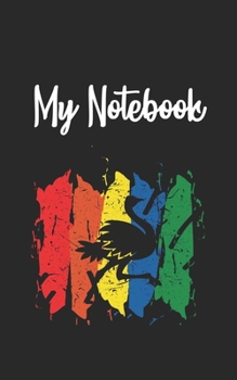 My Notebook: Ostrich Retro And Vintage Style 100 Pages And Lined