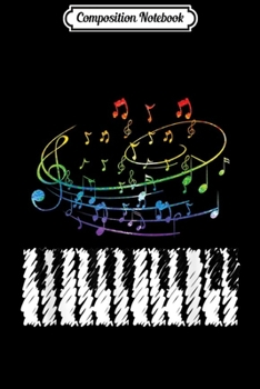 Composition Notebook: Hands On Piano Keyboard Gift For Music Teacher Student Gift Journal/Notebook Blank Lined Ruled 6x9 100 Pages