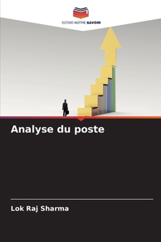 Paperback Analyse du poste [French] Book