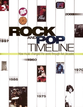 Hardcover Rock & Pop Timeline Book