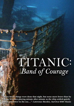 DVD Titanic: Band of Courage Book
