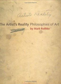 Hardcover The Artist s Reality: Philosophies of Art Book
