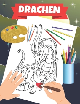 Paperback Drachen: Malbuch für Kinder ab 5+ Jahren [German] Book