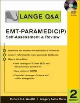 Paperback Lange Q & A: EMT-Paramedic (P) Self Assessment and Review, Second Edition: Self-Assessment and Review Book