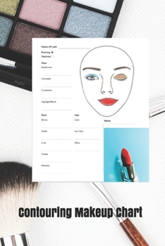 Paperback Contouring Makeup Chart: Paper Chart for Makeup Artist Book