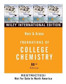 Hardcover Foundations of College Chemistry Book