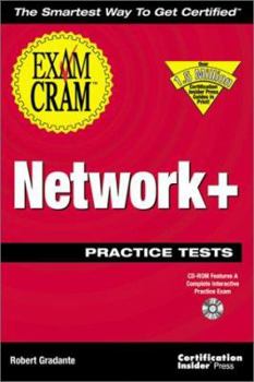 Paperback Network+ Practice Test Exam Cram [With CDROM] Book