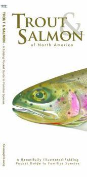 Paperback Trout & Salmon of North America: A Beautifully Illustrated Folding Pocket Guide to Familiar Species Book