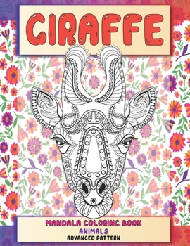 Paperback Mandala Coloring Book Advanced Pattern - Animals - Giraffe Book