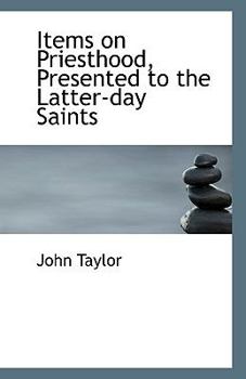 Paperback Items on Priesthood, Presented to the Latter-Day Saints Book