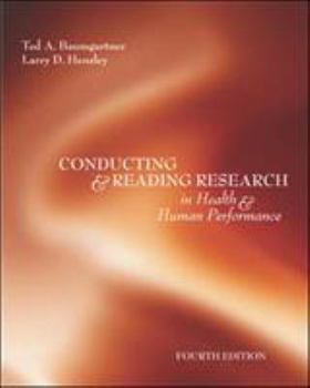 Hardcover Conducting and Reading Research in Health and Human Performance Book