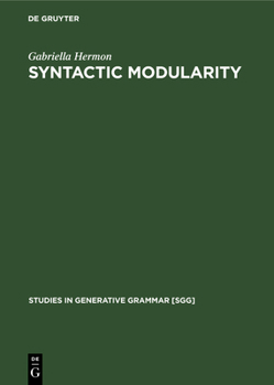 Hardcover Syntactic Modularity Book