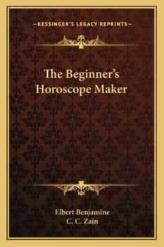 Paperback The Beginner's Horoscope Maker Book