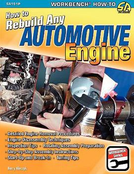 Paperback How to Rebuild Any Automotive Engine Book