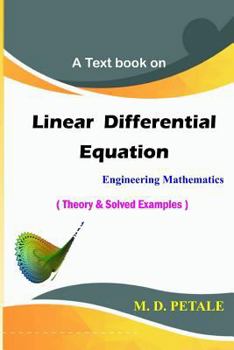 Paperback Linear Differential Equation: Theory & Solved Examples Book