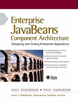 Paperback Enterprise JavaBeans Component Architecture: Designing and Coding Enterprise Applications Book