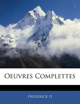 Paperback Oeuvres Complettes [French] Book