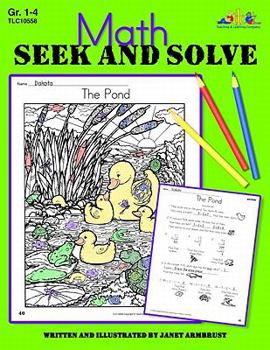 Paperback Math Seek and Solve Book