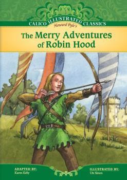 Library Binding Merry Adventures of Robin Hood Book