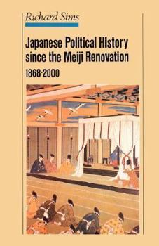 Paperback Japanese Political History Since the Meiji Restoration, 1868-2000 Book