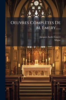 Paperback Oeuvres Complètes De M. Émery...... [French] Book