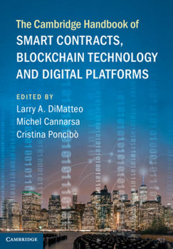 Hardcover The Cambridge Handbook of Smart Contracts, Blockchain Technology and Digital Platforms Book