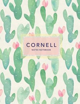 Paperback Cornell Notes Notebook: Cactus Print - 120 Pages 8.5x11 - Perfect Note Taking Book