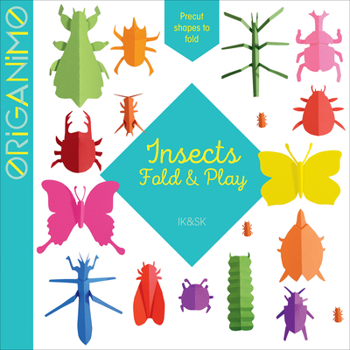 Paperback Insects: Fold & Play Book