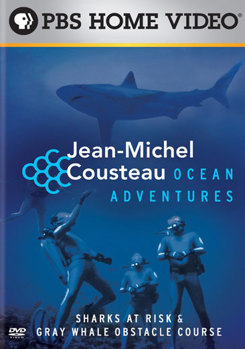 DVD Jean-Michel Cousteau: Ocean Adventures Sharks At Risk & Gray Whale Obs Book