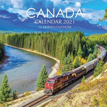 Paperback Canada Calendar 2021: 16 Month Calendar Book