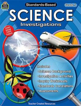 Paperback Standards-Based Science Investigations, Grade 5 Book