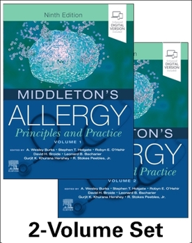 Hardcover Middleton's Allergy 2-Volume Set: Principles and Practice Book