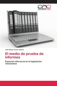 Paperback El medio de prueba de informes [Spanish] Book