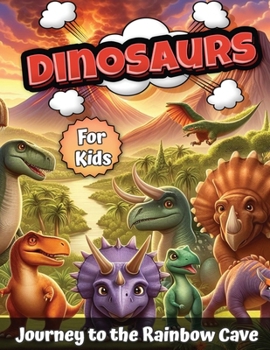 Paperback Dinosaurs for kids: Journey to the Rainbow Cave Book