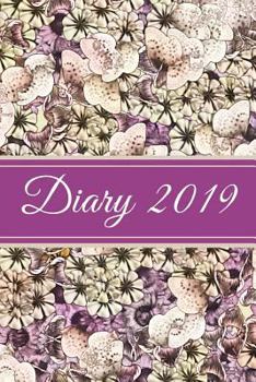 Diary 2019: Purple Floral