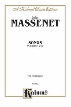 Paperback Songs, Vol. 8: For High Voice (Kalmus Classic Edition) (French Edition) [French] Book