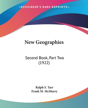 Paperback New Geographies: Second Book, Part Two (1922) Book