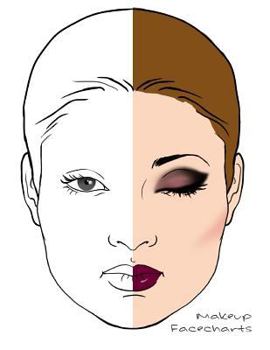 Paperback Makeup Facecharts: Frances Edition Book