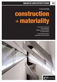 Paperback Basics Architecture 02: Construction & Materiality Book