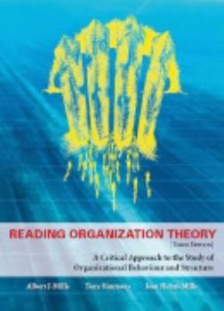 Paperback Reading Organization Theory: A Critical Approach to the Study of Organizational Behaviour and Structure Book