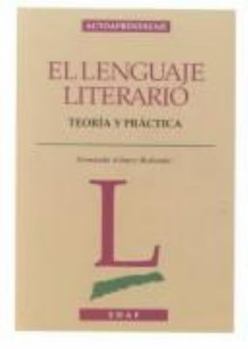 Paperback El lenguaje literario [Spanish] Book